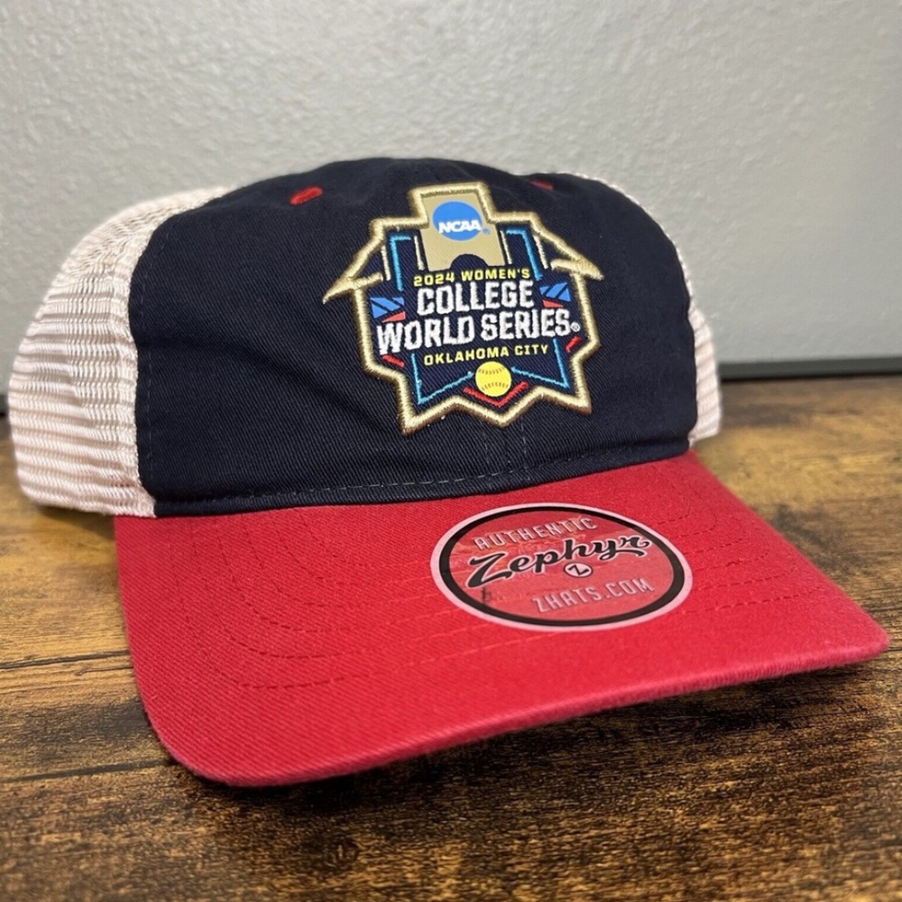 2024 Women’s College World Series Zephyr Adjustable Snap Back Hat NWT